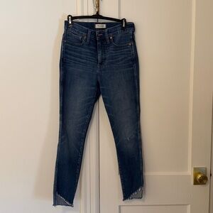 Madewell 10” high rise skinny jeans